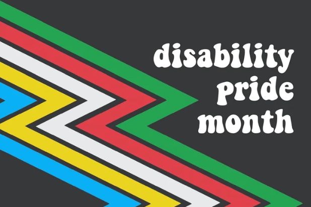 Flaga - Disability Pride Month.
